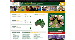 Desktop Screenshot of privateschoolsdirectory.com.au